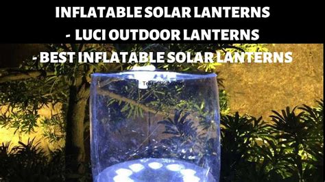 best inflatable solar lantern